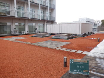 屋上緑化リニューアル工事　　　令和4年3月竣工